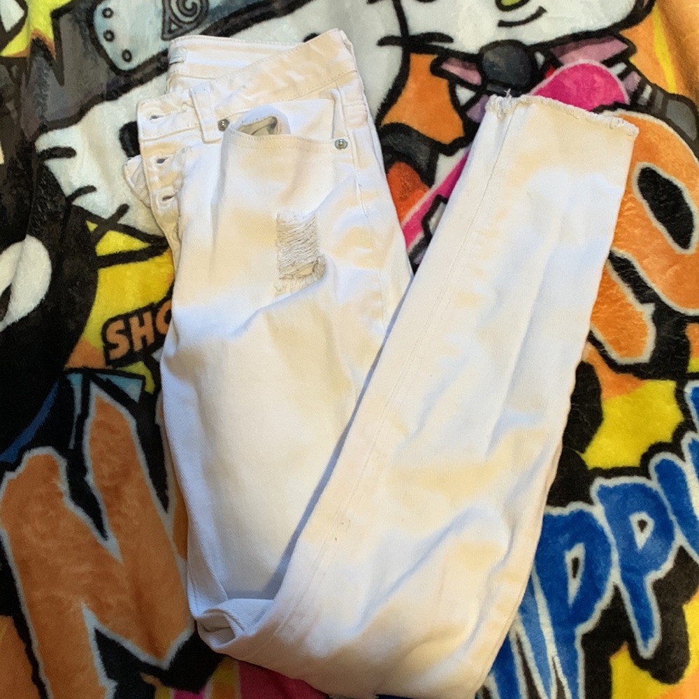 Skinny White Jeans | Adam Levine | Size 03